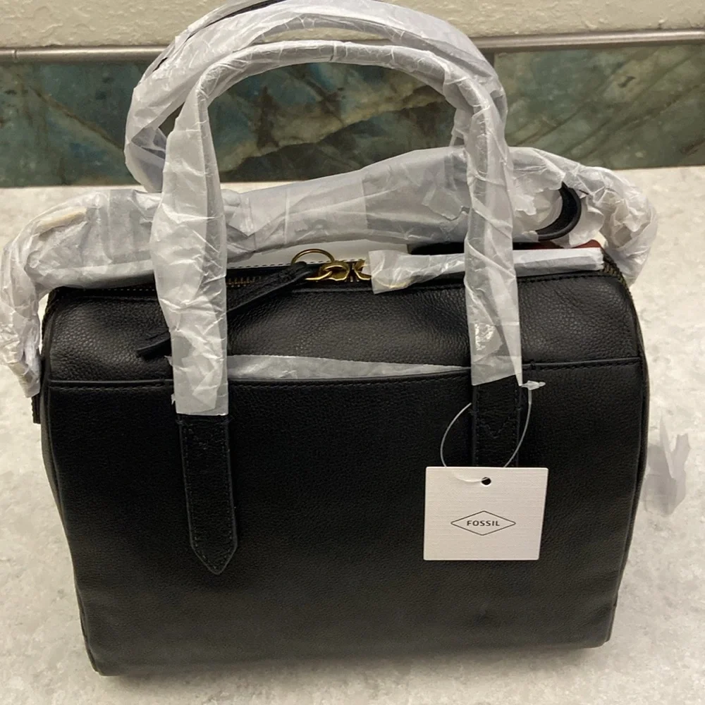 NWT Sydney Satchel in "Neutral Multi" by Fossil. Beautiful bag! - Picture 5 of 15